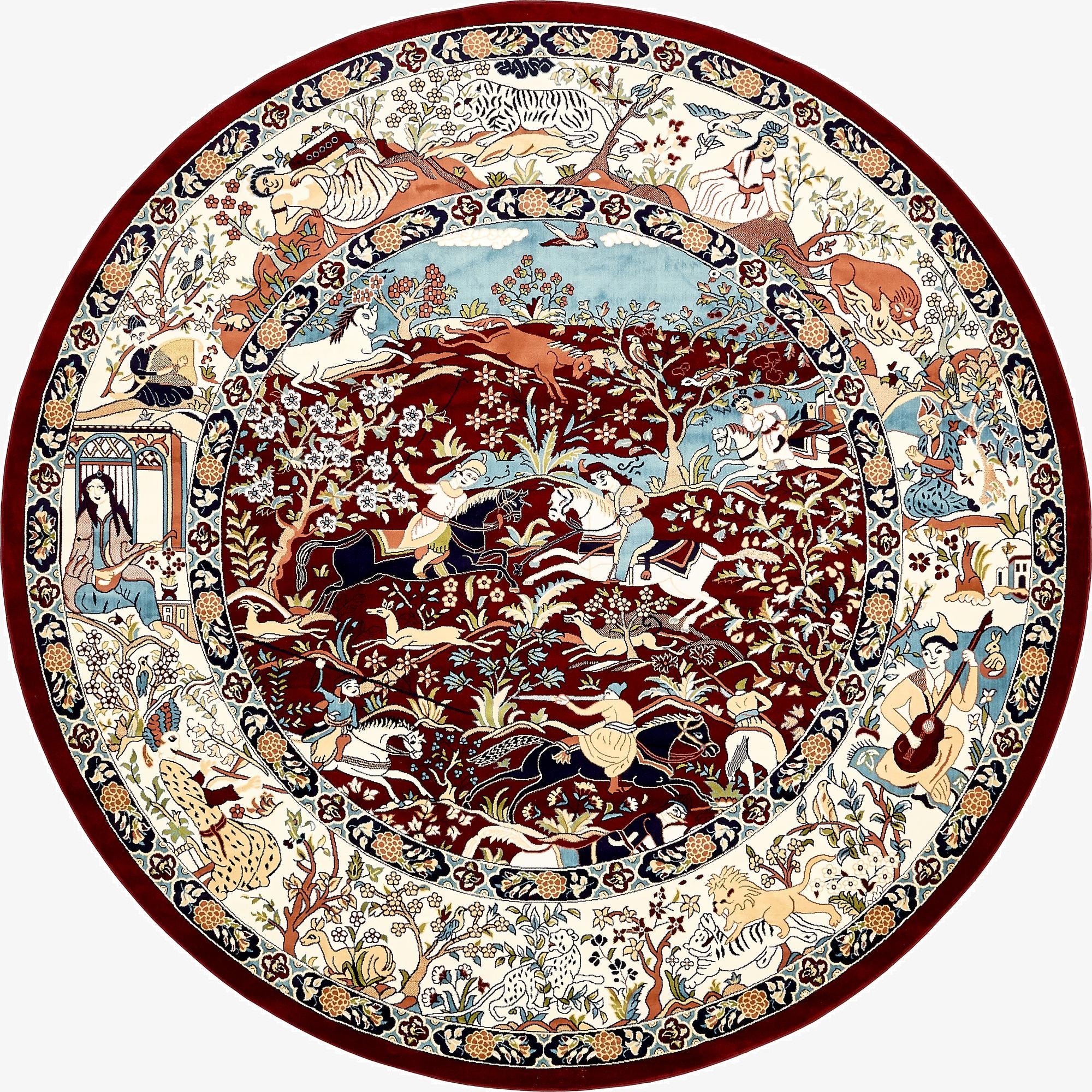 Primary image 10' x 10' Nain Design Round Rug
