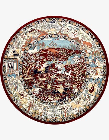 10' x 10' Nain Design Round Rug
