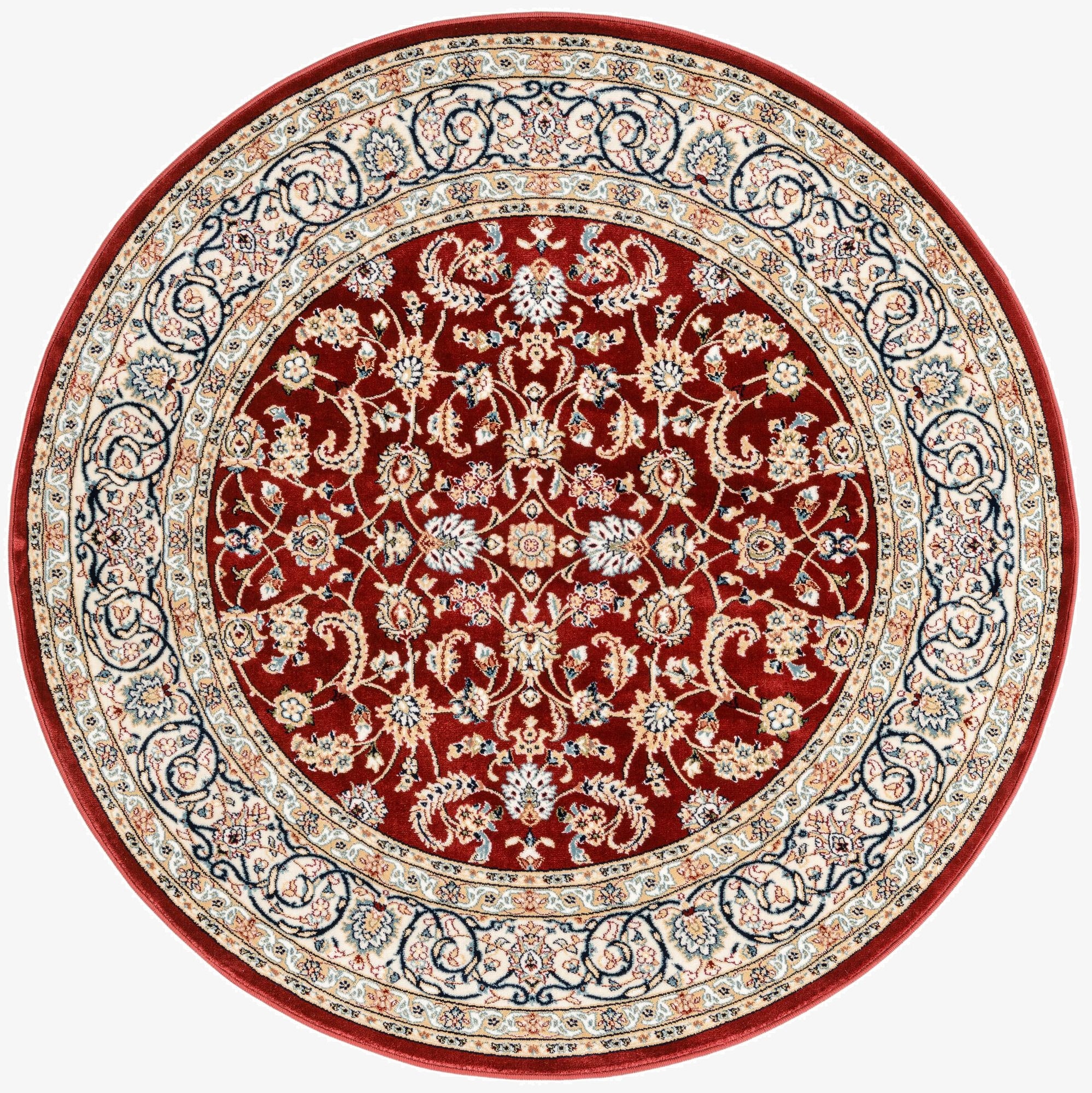 5' 3 x 5' 3 Nain Design Round Rug