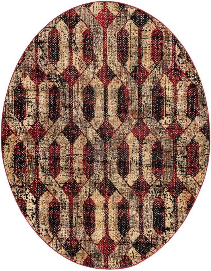 Detail image of 7' x 7' Saturn Round Rug