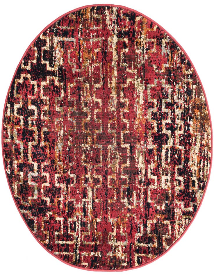 Detail image of 3' x 3' Saturn Round Rug