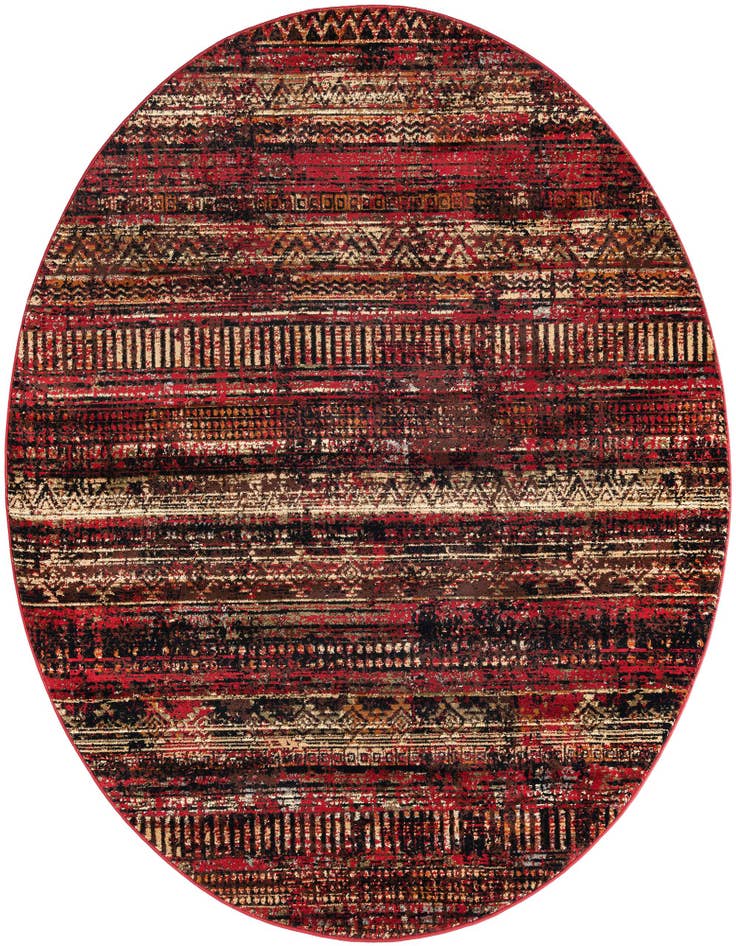 Detail image of 7' x 7' Saturn Round Rug