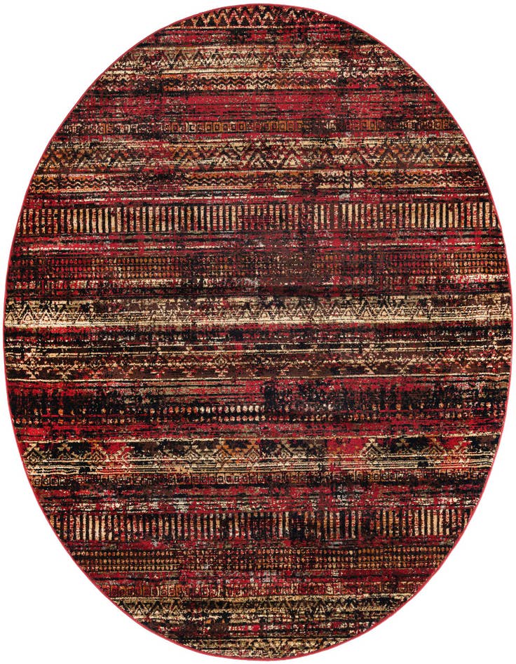 Detail image of 7' 10 x 7' 10 Saturn Round Rug