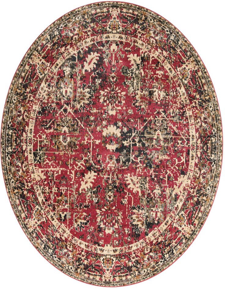 Detail image of 7' 10 x 7' 10 Saturn Round Rug