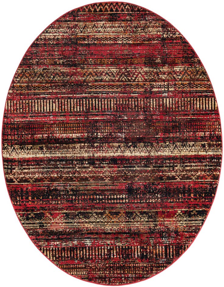 Detail image of 6' 1 x 6' 1 Saturn Round Rug