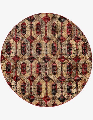 7' 10 x 7' 10 Saturn Round Rug