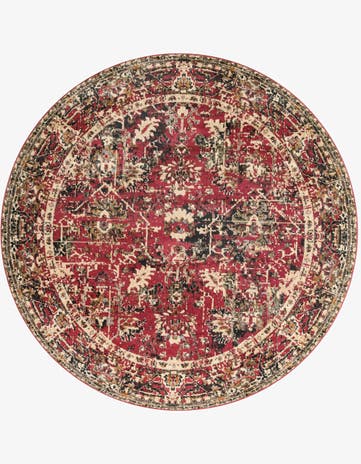 7' 10 x 7' 10 Saturn Round Rug