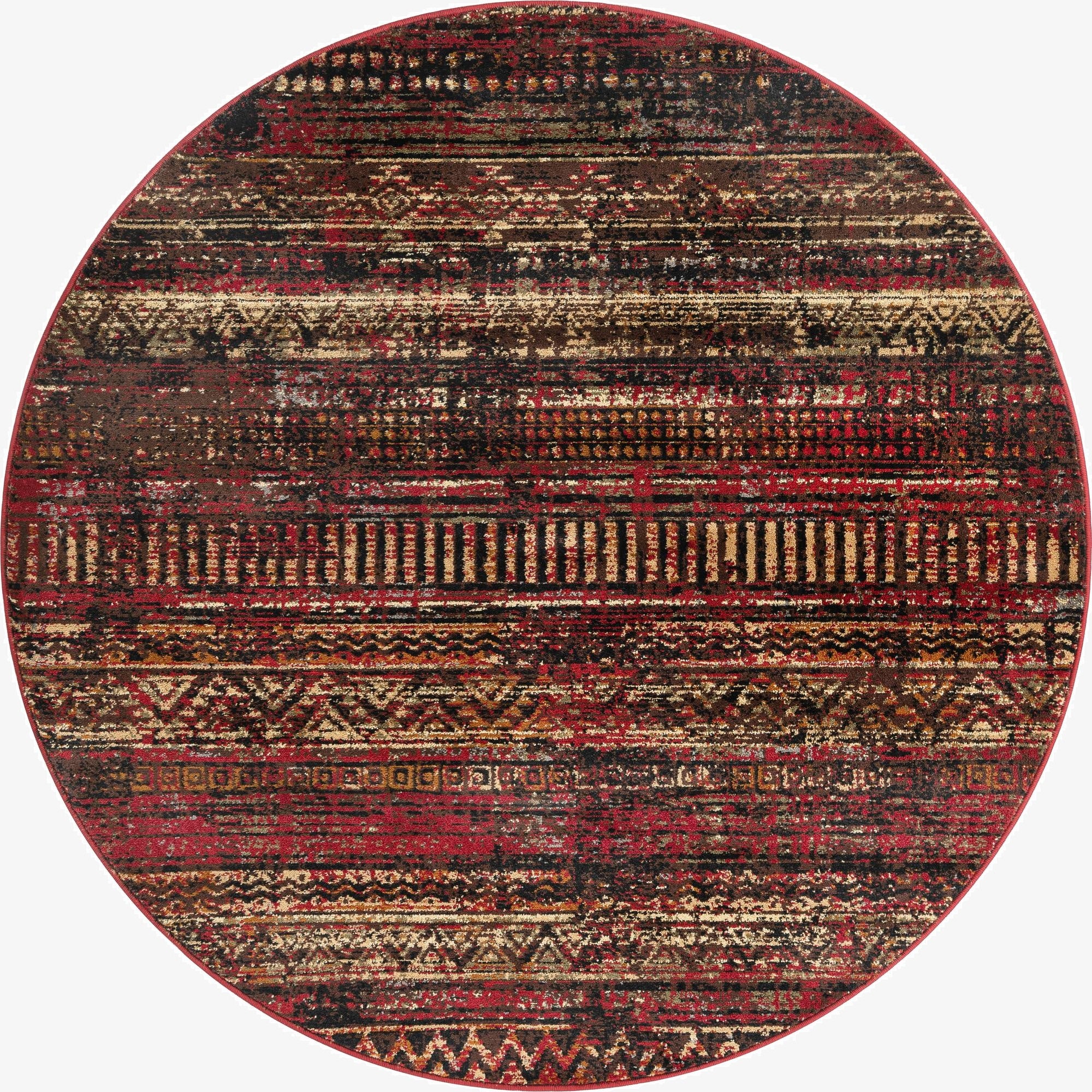 5' 3 x 5' 3 Saturn Round Rug