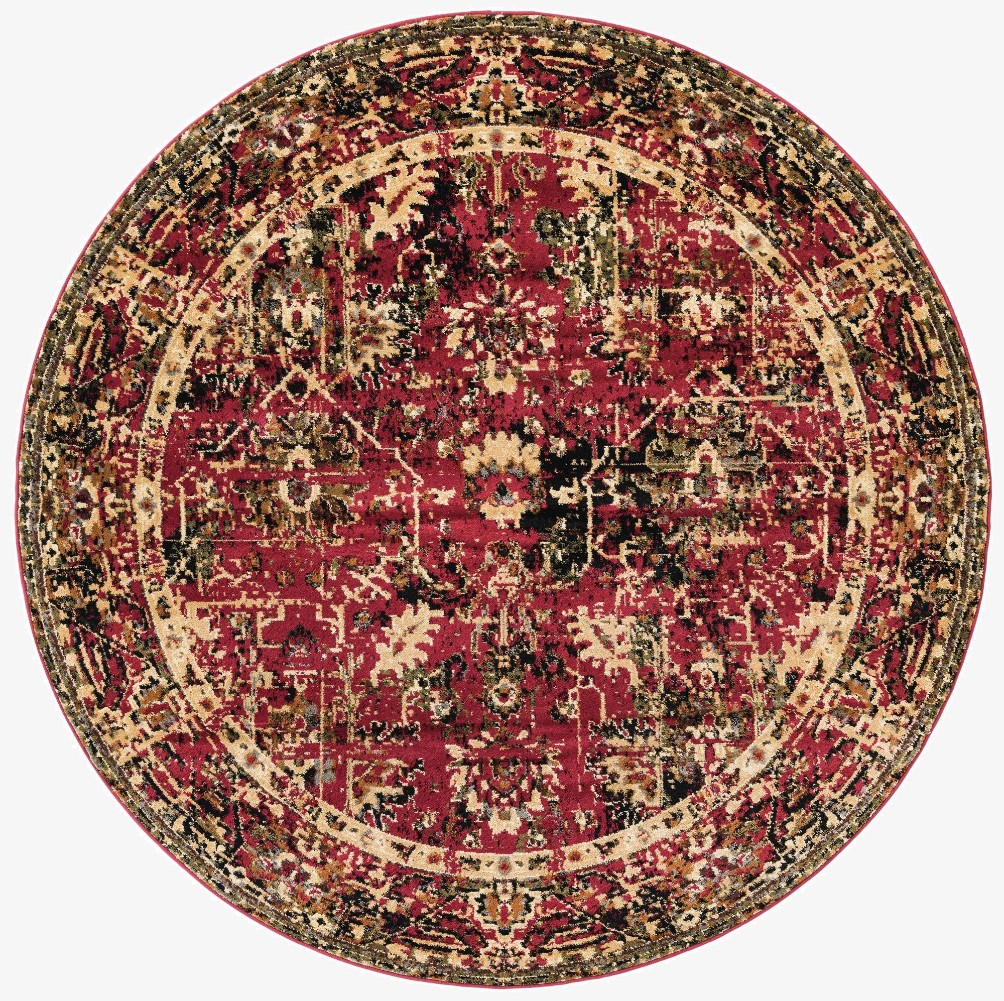 7' x 7' Saturn Round Rug