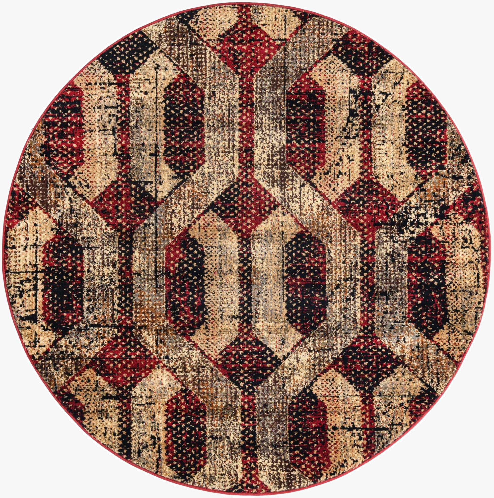 5' 3 x 5' 3 Saturn Round Rug