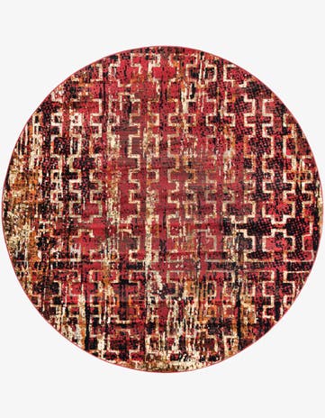 7' 10 x 7' 10 Saturn Round Rug