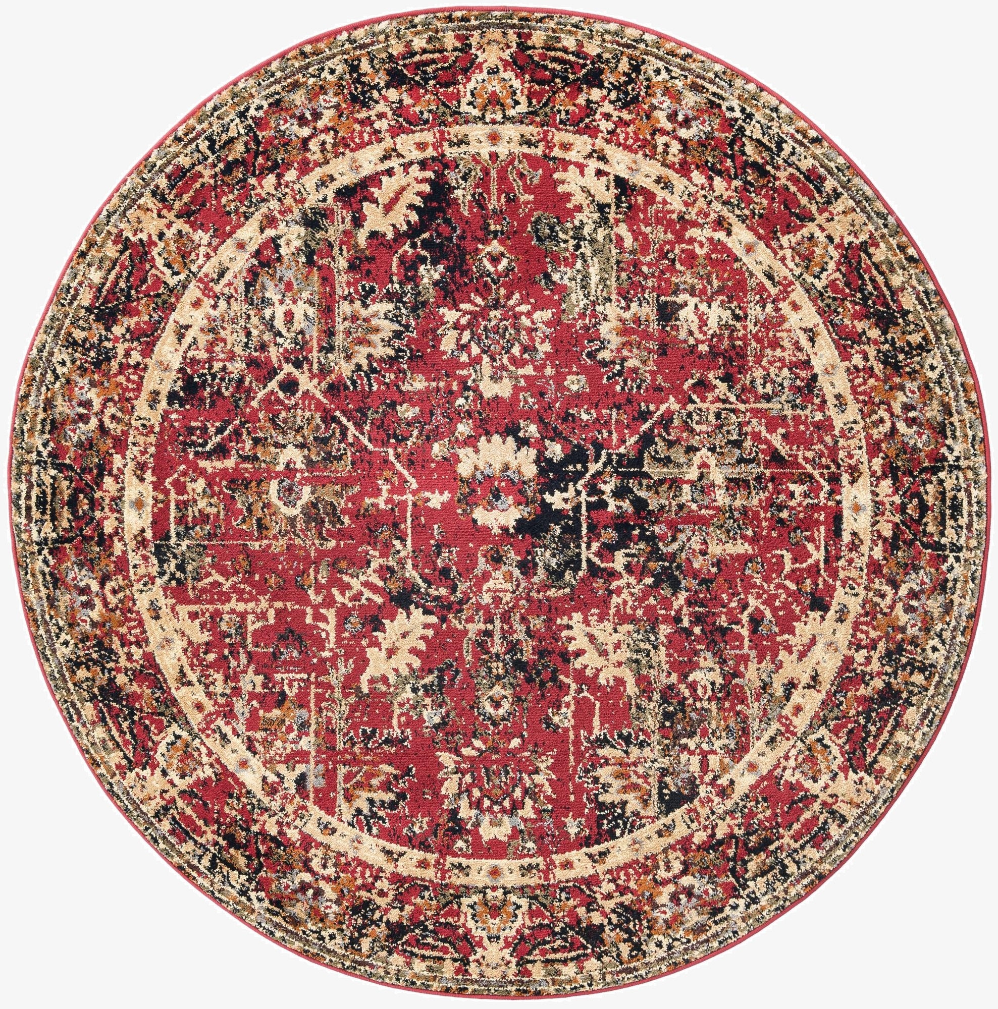 5' 3 x 5' 3 Saturn Round Rug