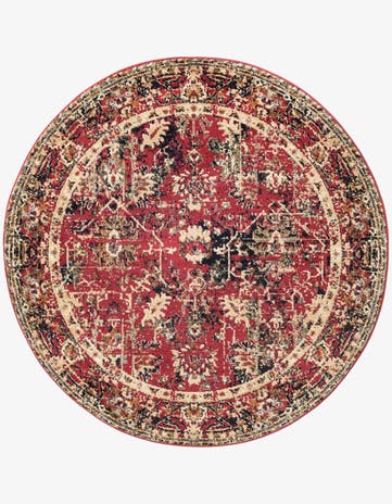 5' 3 x 5' 3 Saturn Round Rug