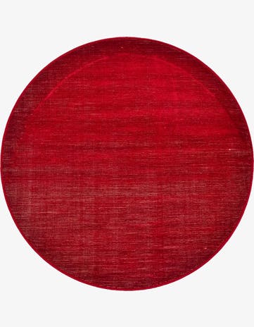 Burgundy SoHo Round Rug