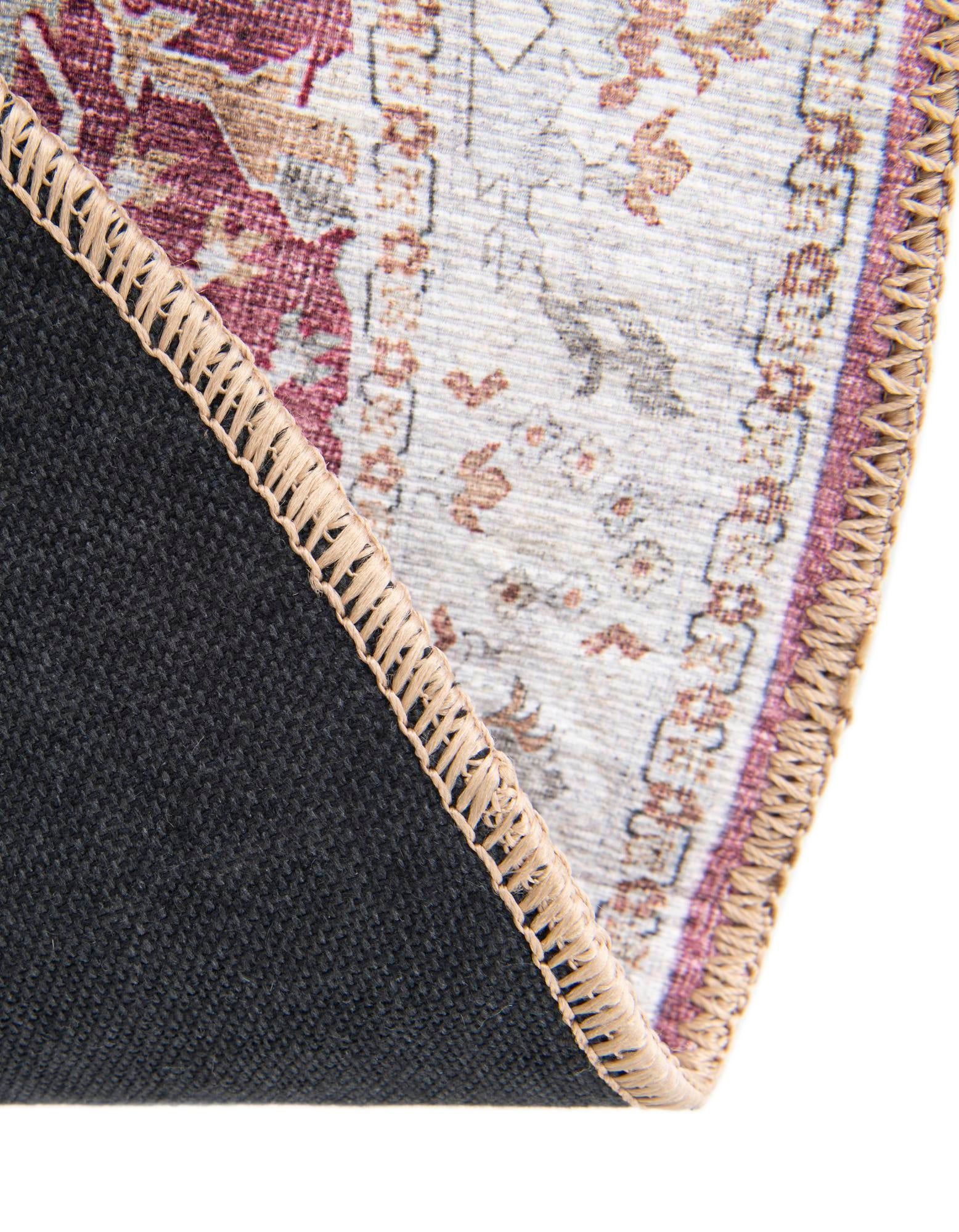 2' x 2' Washable Timeless Round Rug