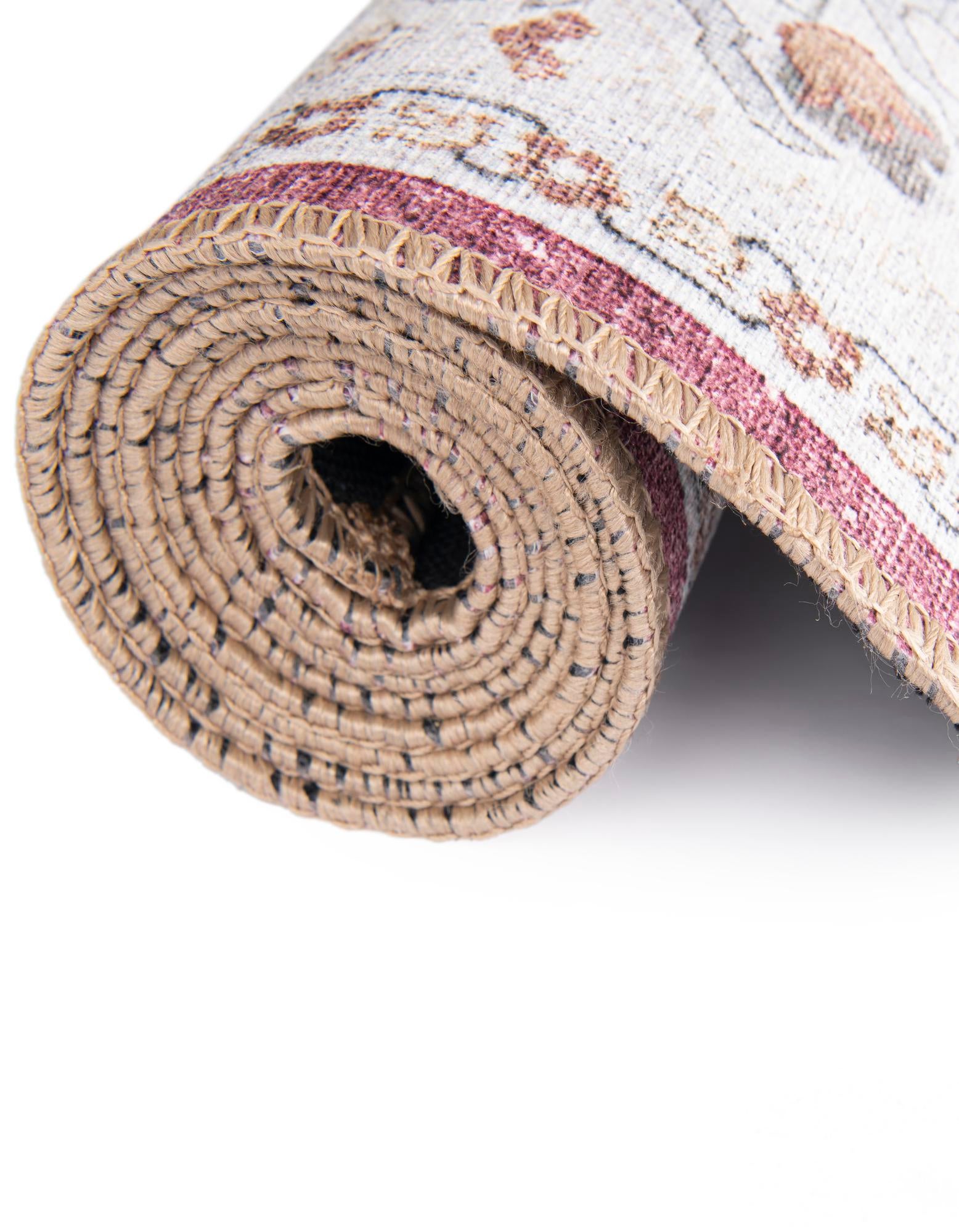 2' x 2' Washable Timeless Round Rug