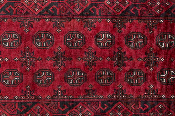 85cm x 480cm anudado a mano Afghan Akhche Alfombra Lana Pasillera