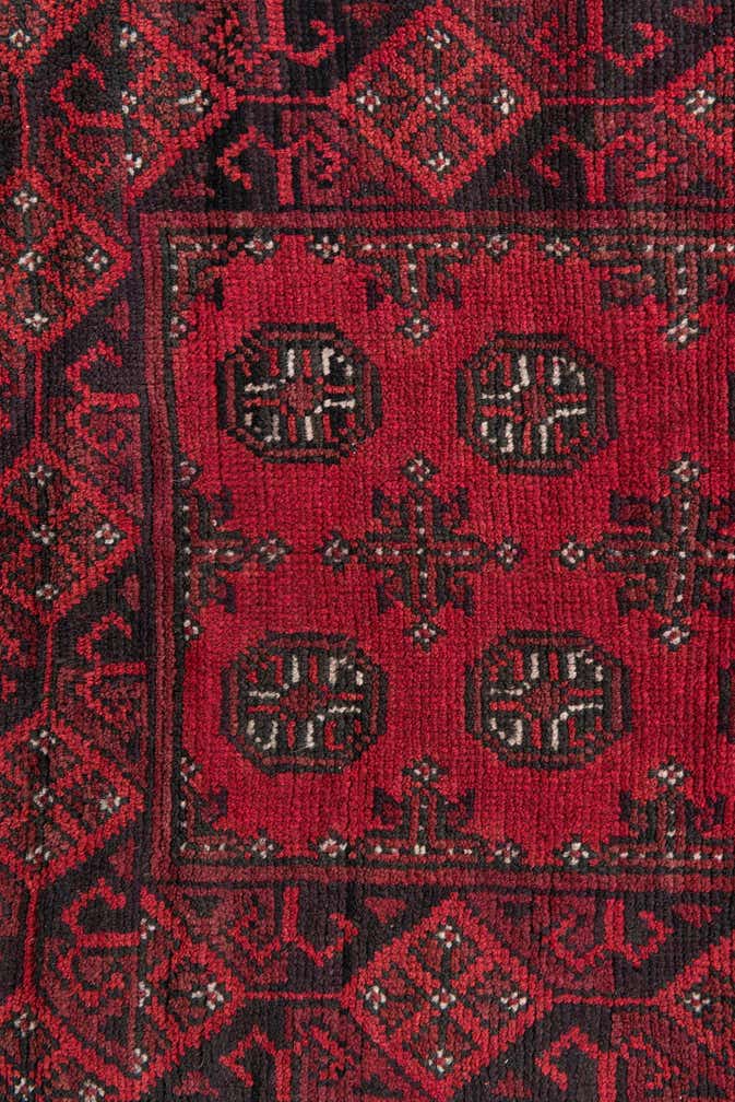 85cm x 480cm anudado a mano Afghan Akhche Alfombra Lana Pasillera