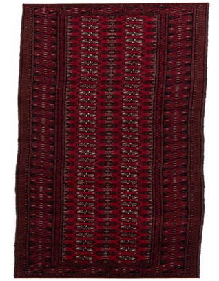 Detail image of 2' 7 x 18' 8 Hand Knotted Afghan Akhche Wool Runner Rug
