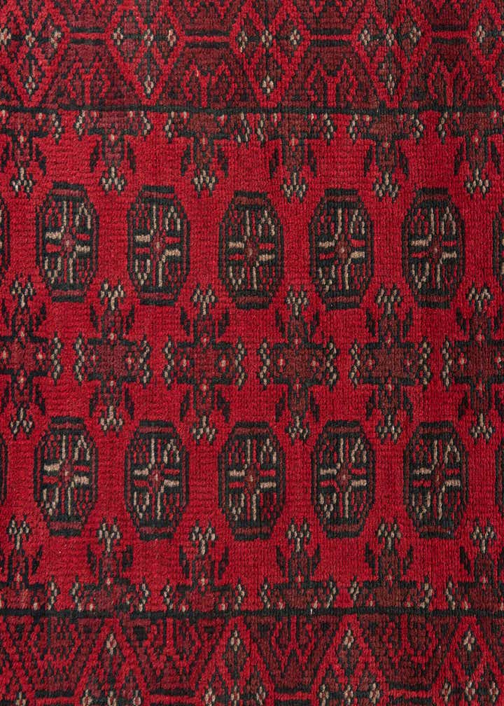 2' 7 x 18' 9 Hand Knotted Afghan Akhche Wool Runner Rug