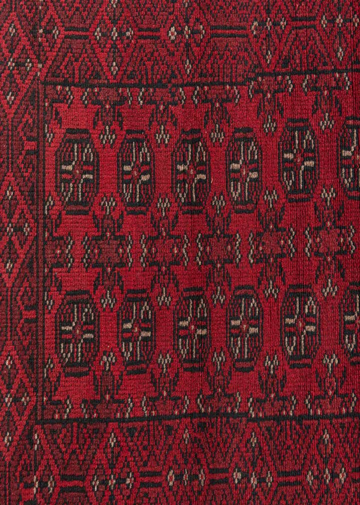 2' 7 x 18' 9 Hand Knotted Afghan Akhche Wool Runner Rug