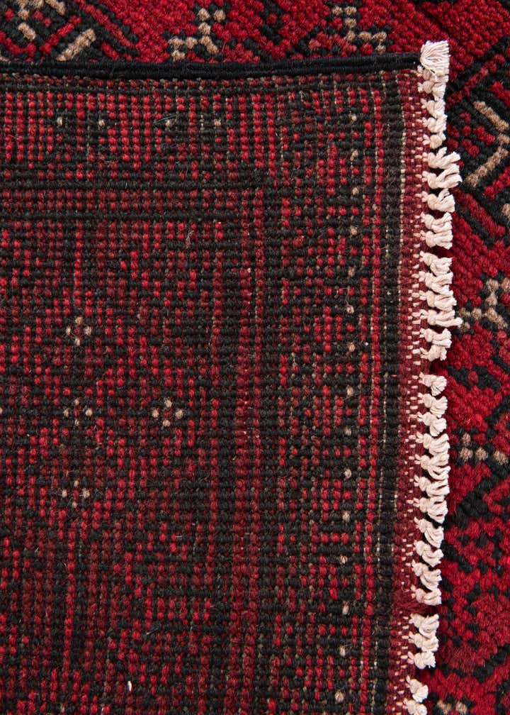 2' 7 x 18' 9 Hand Knotted Afghan Akhche Wool Runner Rug