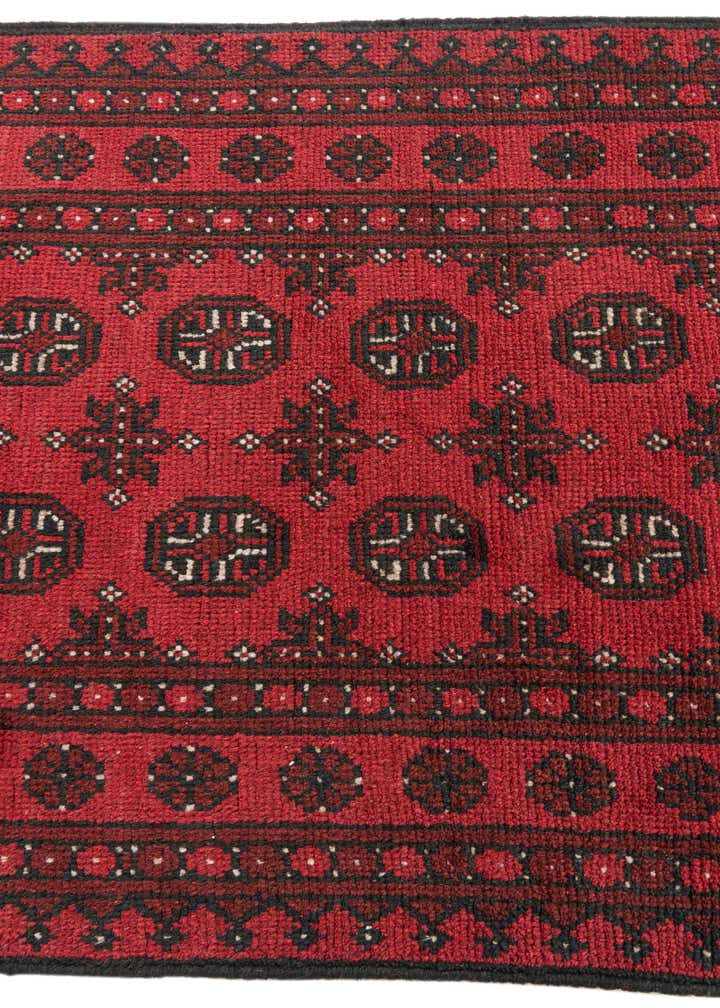 2' 8 x 16' 2 Hand Knotted Afghan Akhche Wool Runner Rug