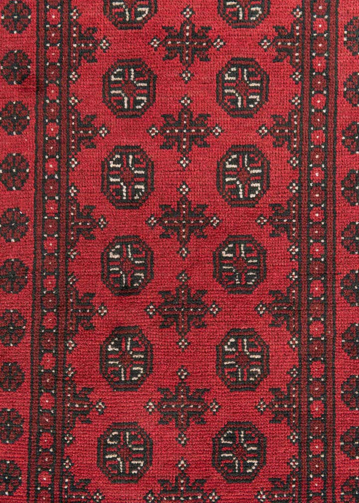 2' 8 x 16' 2 Hand Knotted Afghan Akhche Wool Runner Rug