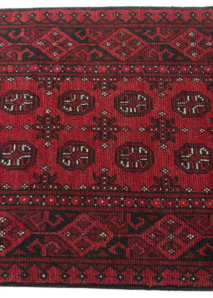 2' 8 x 16' 2 Hand Knotted Afghan Akhche Wool Runner Rug