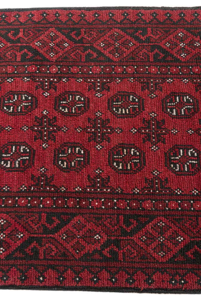 2' 8 x 16' 2 Hand Knotted Afghan Akhche Wool Runner Rug