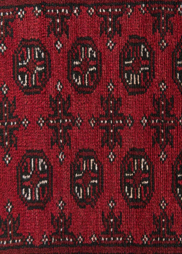 2' 8 x 16' 2 Hand Knotted Afghan Akhche Wool Runner Rug