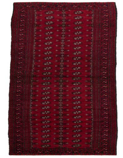 Detail image of 2' 8 x 16' Hand Knotted Afghan Akhche Wool Runner Rug