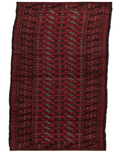 Detail image of 2' 7 x 15' 9 Hand Knotted Afghan Akhche Wool Runner Rug
