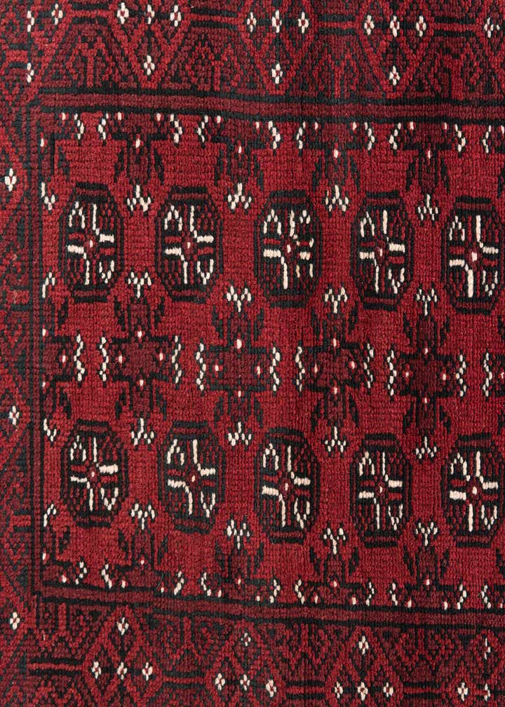2' 6 x 18' 8 Hand Knotted Afghan Akhche Wool Runner Rug