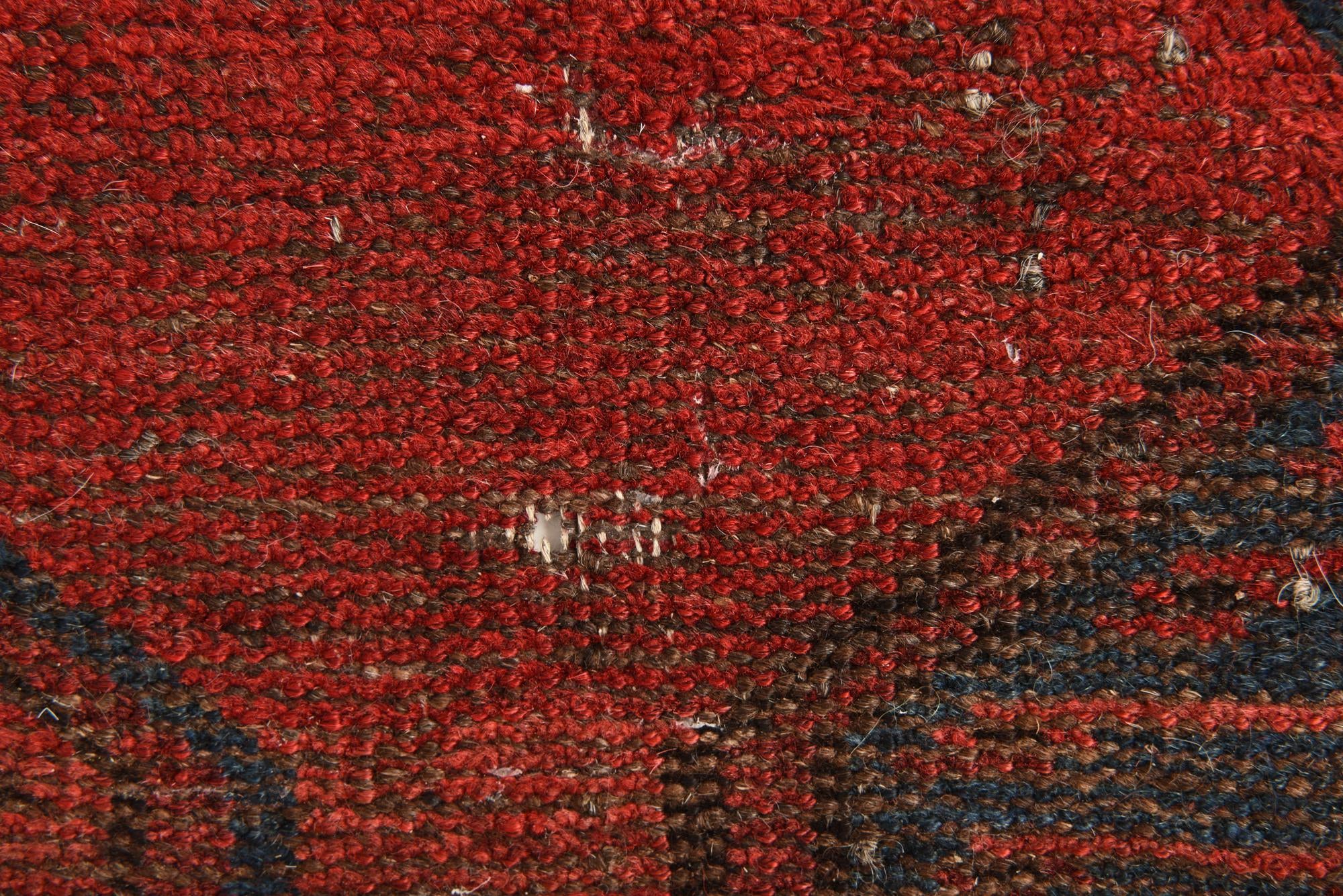 3' 8 x 7' 4 Hand Knotted Afghan Akhche Wool Runner Rug