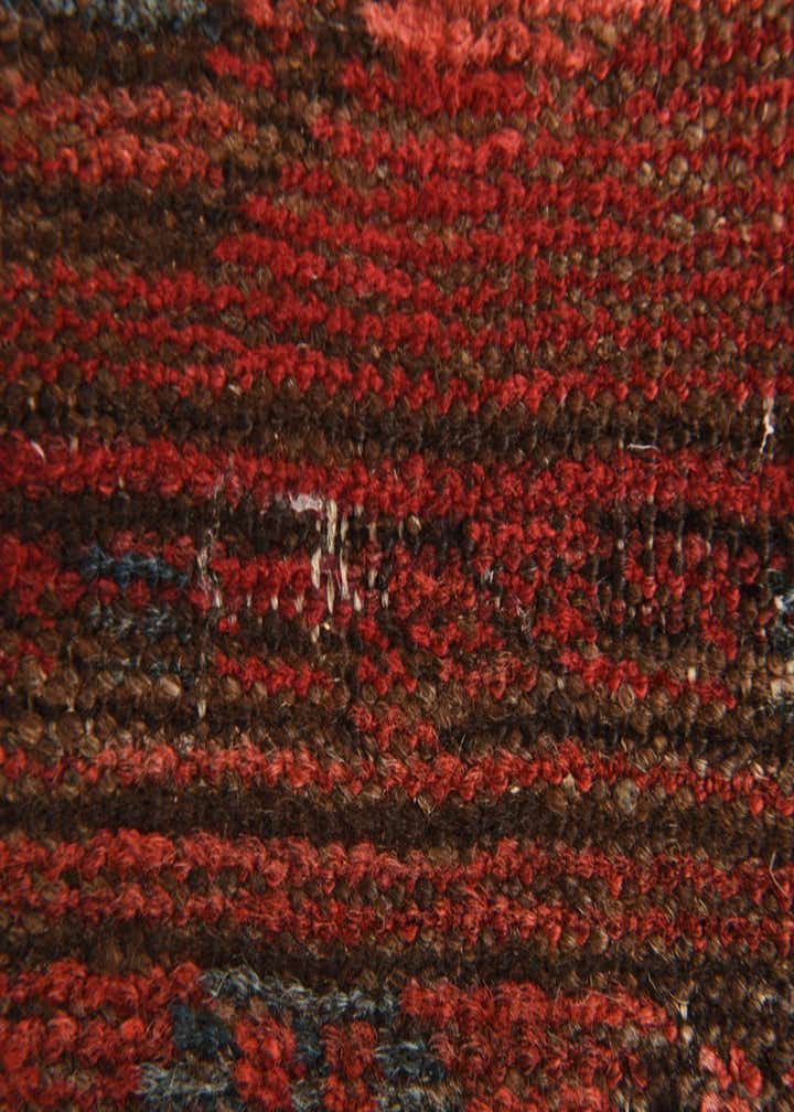 3' 8 x 7' 4 Hand Knotted Afghan Akhche Wool Runner Rug