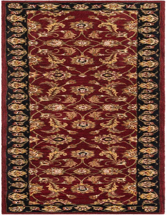 Detail image of 2' 7 x 9' 10 Agra PastInv Wool Runner Rug