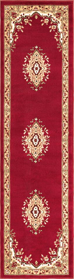 Detailansicht von 60cm x 250cm Mashad Design Läufer Teppich