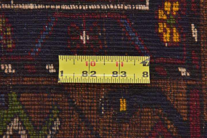 4' 3 x 8' Hand Knotted Anatolian Oriental Wool Runner Rug