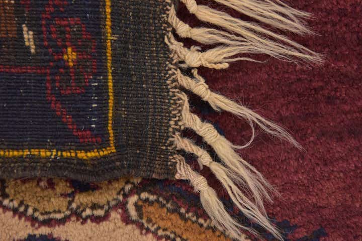 4' 3 x 8' Hand Knotted Anatolian Oriental Wool Runner Rug