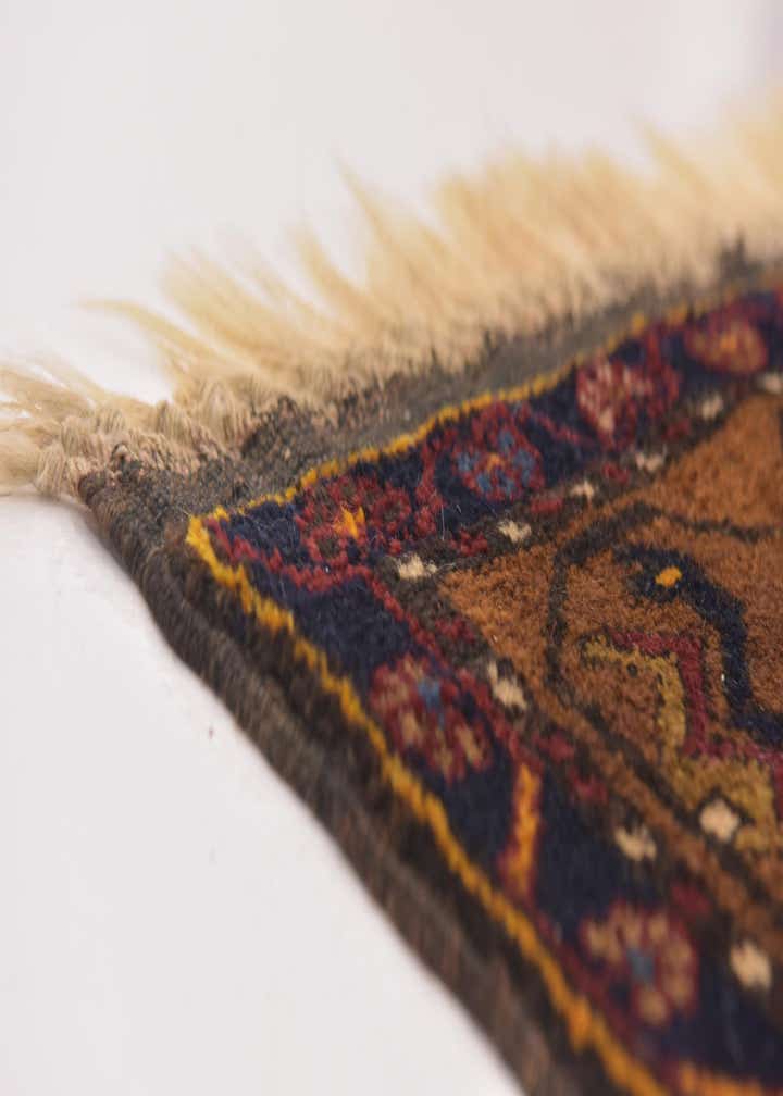 4' 3 x 8' Hand Knotted Anatolian Oriental Wool Runner Rug