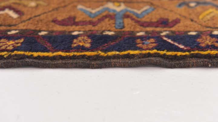 4' 3 x 8' Hand Knotted Anatolian Oriental Wool Runner Rug