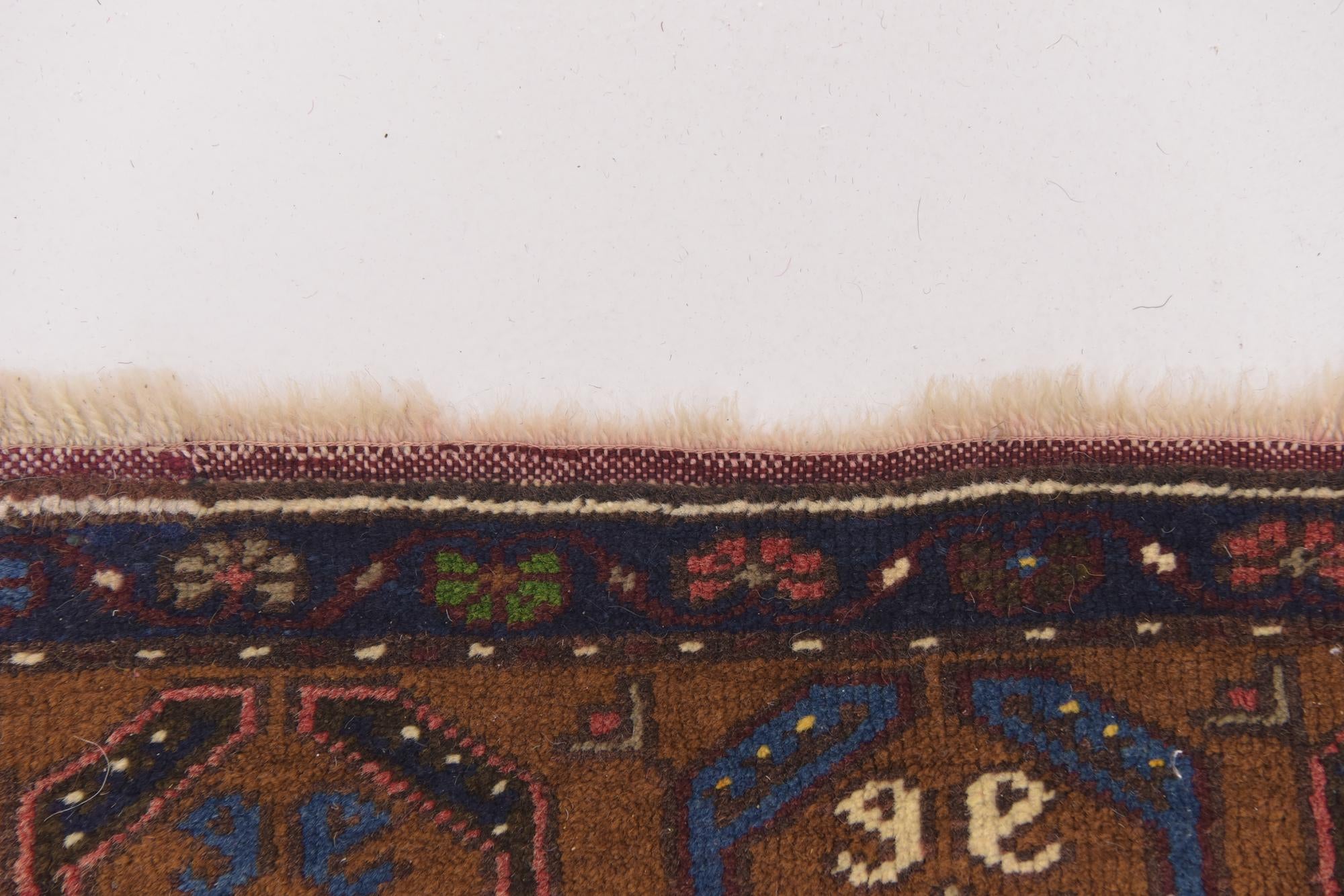 4' 2 x 9' 2 Hand Knotted Anatolian Wool Runner Rug