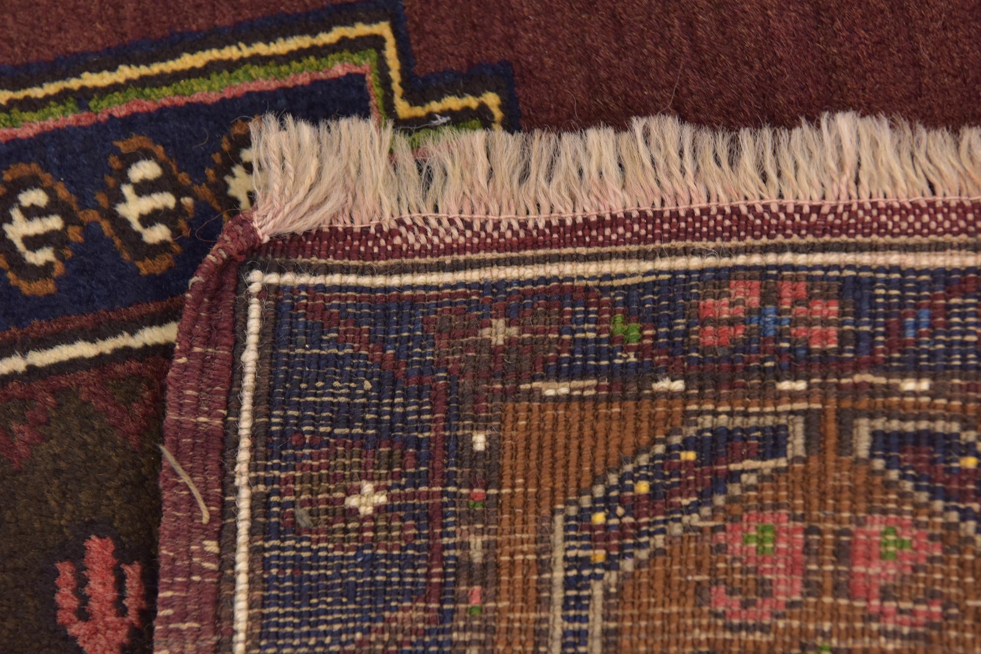 4' 2 x 9' 2 Hand Knotted Anatolian Wool Runner Rug