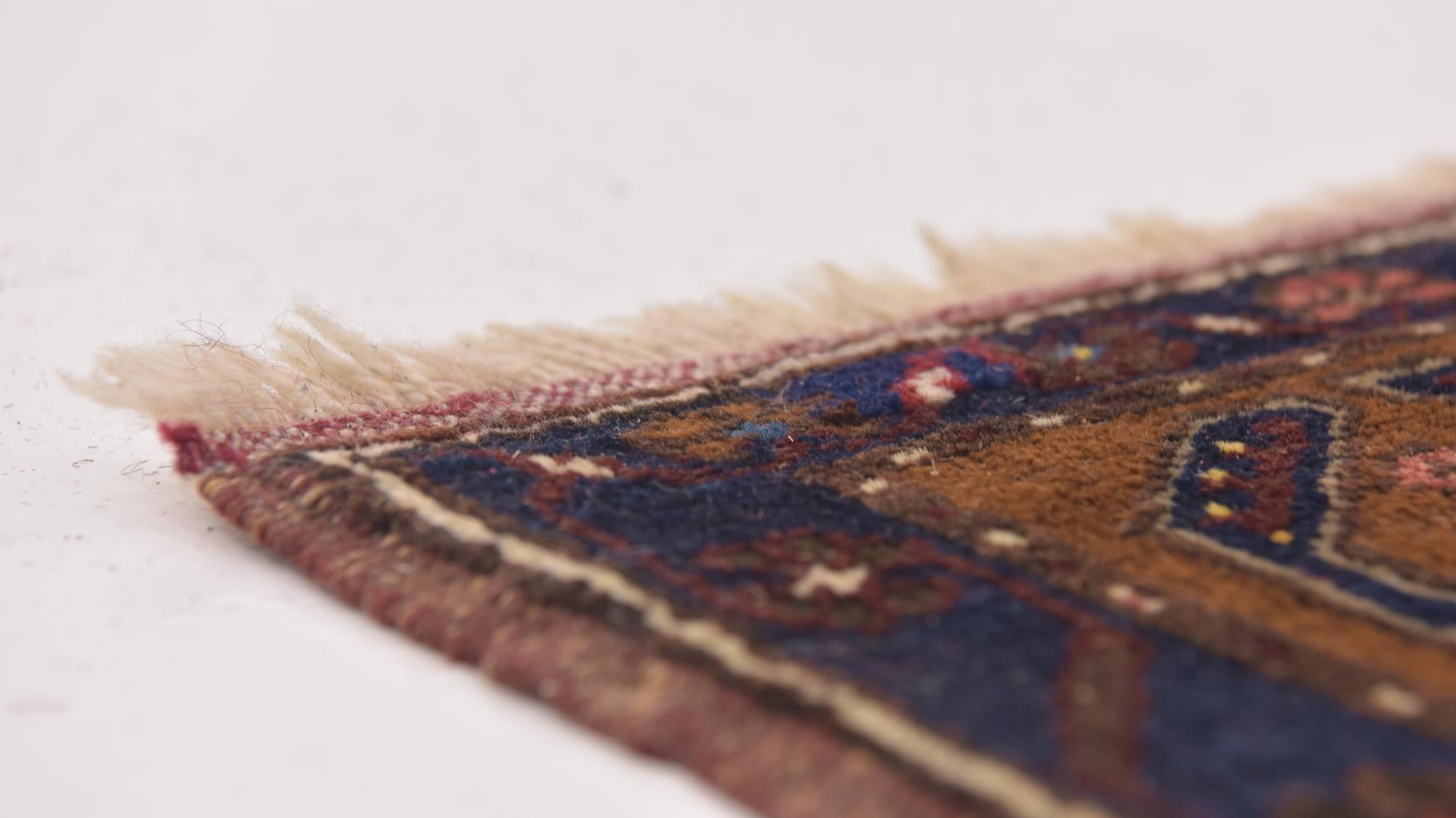 4' 2 x 9' 2 Hand Knotted Anatolian Wool Runner Rug