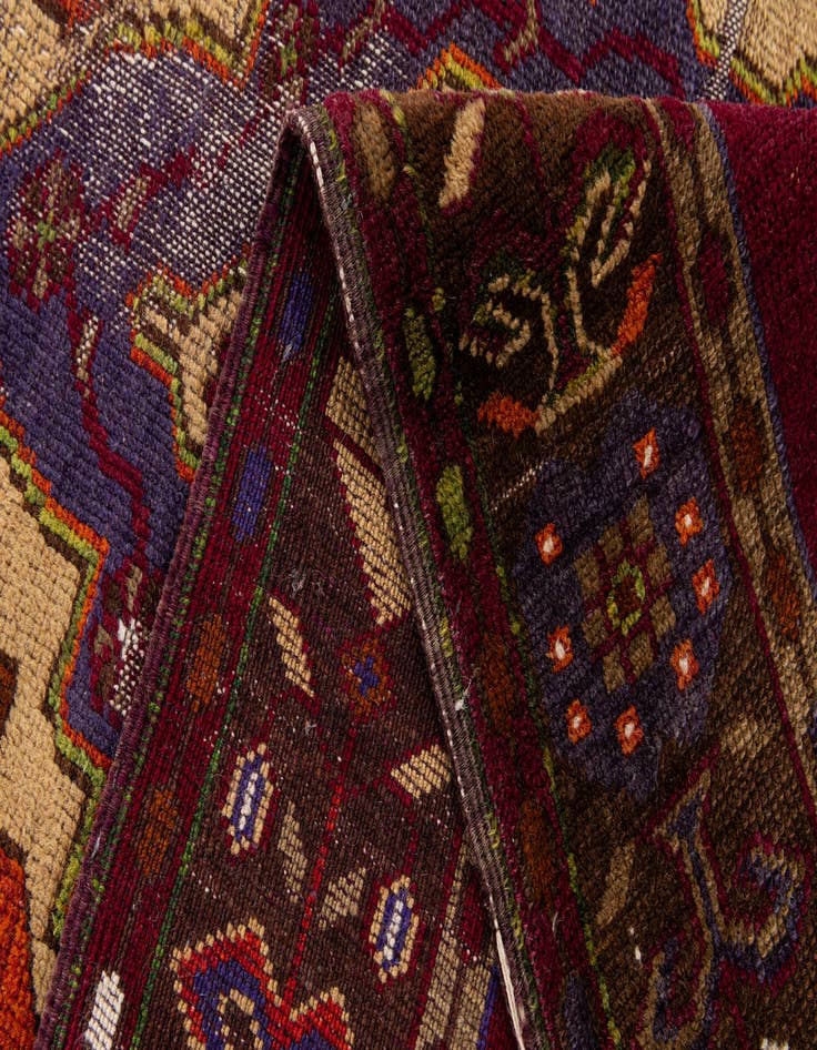 Detail image of 3' 10 x 7' 6  Hand Knotted Anatolian Wool Runner Rug