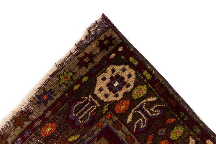 3' 10 x 7' 6 Hand Knotted Anatolian Wool Runner Rug