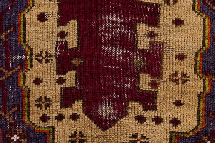 3' 10 x 7' 6 Hand Knotted Anatolian Wool Runner Rug
