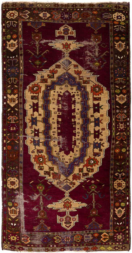 3' 10 x 7' 6 Hand Knotted Anatolian Wool Runner Rug