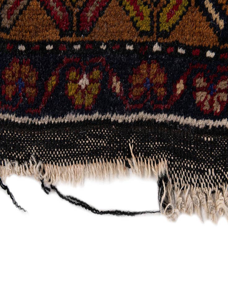 Detail image of 3' 6 x 7' 1  Hand Knotted Anatolian Wool Runner Rug